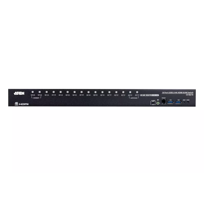 Switch KVM ATEN HDMI 4K USB 3.0 de 16 portas CS18216-AT-G