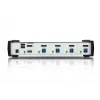 ATEN Switch KVMP™ DisplayPort 1.1 USB 3.1 Gen 1 de 4 portas com altifalante (cabo KVM incluído)