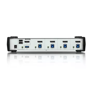 ATEN Switch KVMP™ DisplayPort 1.1 USB 3.1 Gen 1 de 4 portas com altifalante (cabo KVM incluído)