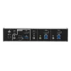 ATEN Switch KVMP™ Híbrido DisplayPort USB-C de 3 portas, 4096 x 2160 píxeis, 4K Ultra HD, 5,78 W, Preto