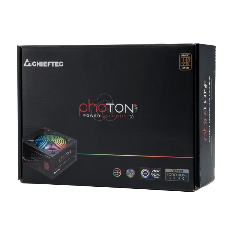 Fonte de alimentação Chieftec Photon 750 W 24-Pin ATX PS/2 preta