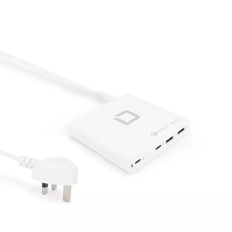 Carregador para dispositivos móveis DICOTA D31893 função de carregamento rápido interior branco