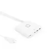 Carregador para dispositivos móveis DICOTA D31893 função de carregamento rápido interior branco