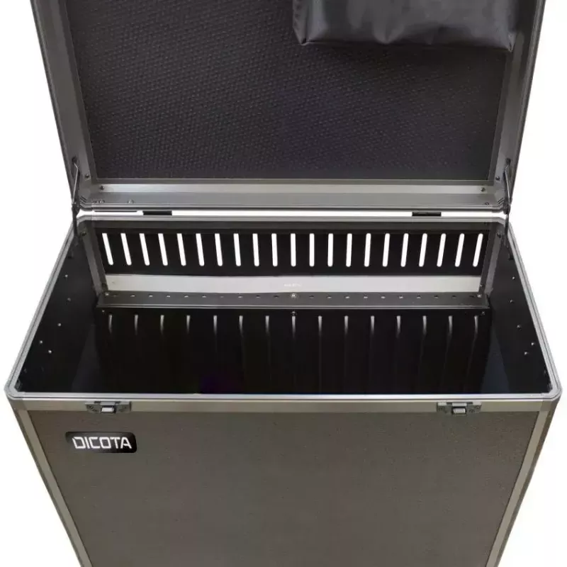Carrinho de gestão de dispositivos portátil DICOTA D32005 preto instalação no chão