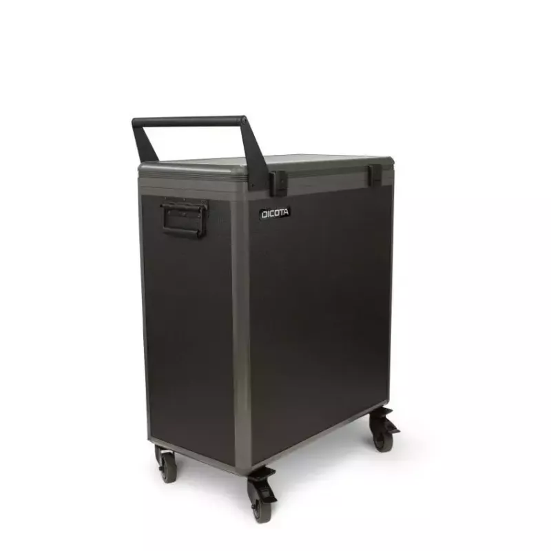 Carrinho de gestão de dispositivos portátil DICOTA D32005 preto instalação no chão