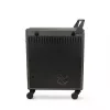 Carrinho de gestão de dispositivos portátil DICOTA D32005 preto instalação no chão