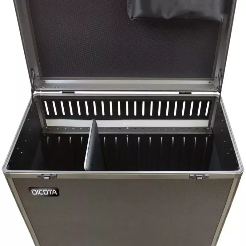 Carrinho de gestão de dispositivos portátil DICOTA D32005 preto instalação no chão