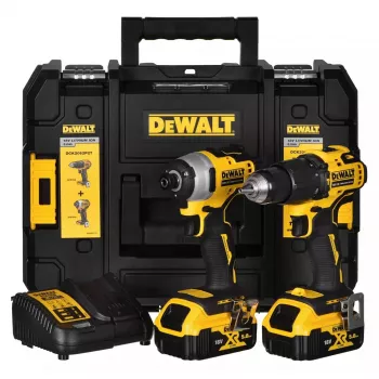 Berbequim de impacto com bateria DeWalt DCK2062D2T