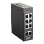 D-Link switch industrial não gerido de 8 portas com 8 portas 10/100 BaseT(X)