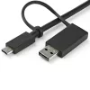 StarTech.com docking station universal para portátil, dock híbrido USB-C & USB-A, dual 4K DP & HDMI, 60W PD, Mac / Windows / Chrome OS, hub 4x USB 5Gbps, GbE