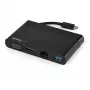 StarTech.com adaptador multiporta USB-C com HDMI, VGA, Gigabit Ethernet & USB 3.0 – mini dock hub USB-C para HDMI 4K ou ecrã VGA 1080p – docking station de viagem USB Type-C para portáteis USB-C