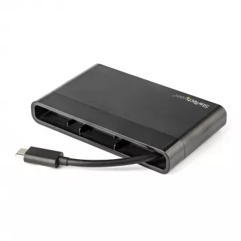 StarTech.com adaptador multiporta USB-C com HDMI, VGA, Gigabit Ethernet & USB 3.0 – mini dock hub USB-C para HDMI 4K ou ecrã VGA 1080p – docking station de viagem USB Type-C para portáteis USB-C