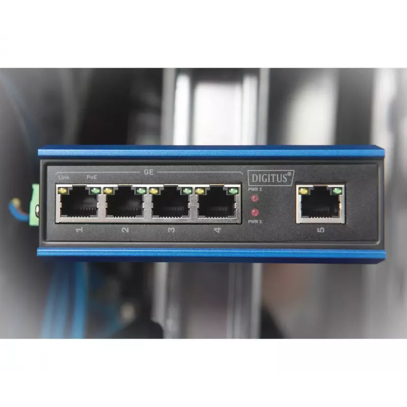 Switch não gerido Digitus DN-651120 4 portas Gigabit PoE