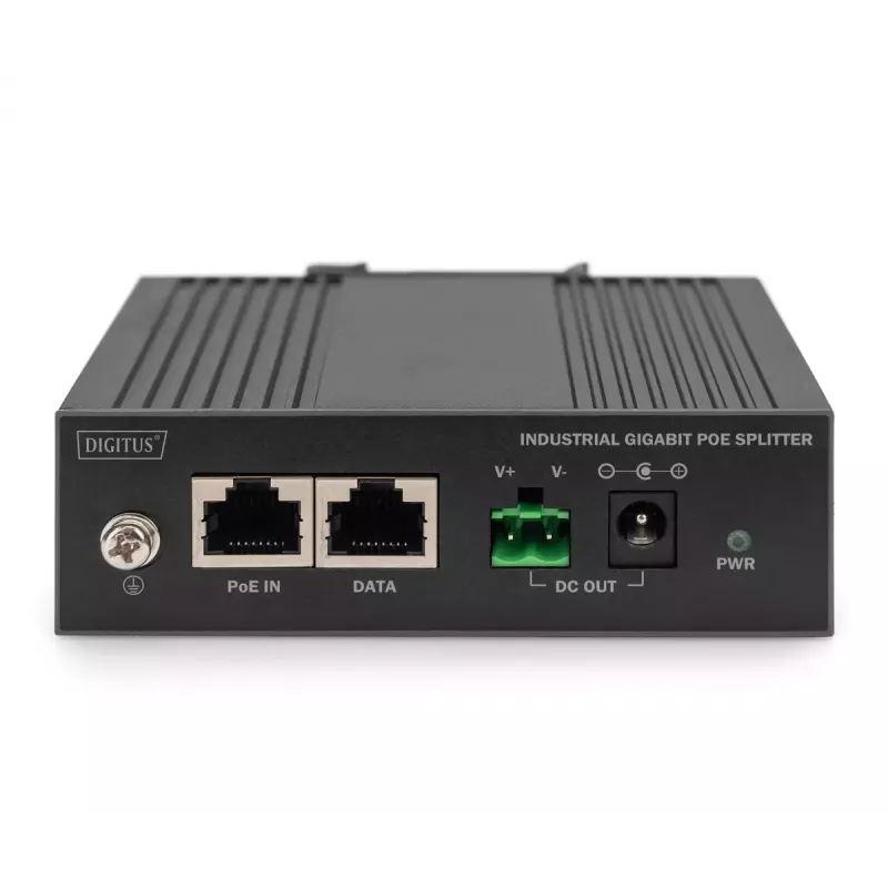 Splitter PoE Gigabit Ethernet Industrial Digitus 60W IEEE 802.3af 802.3at 802.3bt