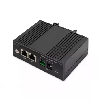 Splitter PoE Gigabit Ethernet Industrial Digitus 60W IEEE 802.3af 802.3at 802.3bt