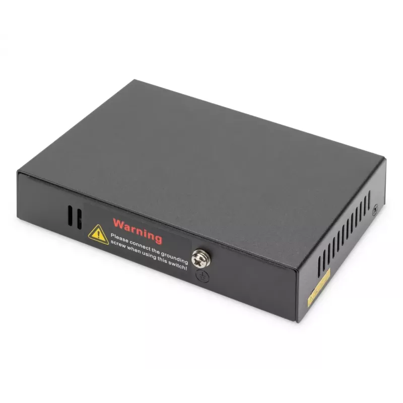 Extensor 4PPoE Gigabit Digitus 4 portas 802.3at 60W Preto