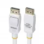 Cabo DisplayPort 1.2 certificado VESA StarTech.com 10ft (3m) Branco, 4K 60Hz, 21,6 Gbit/s, fichas DP com encaixe, cabo DisplayPort DP 1.2, cabo de monitor DP, M/M