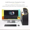 Cabo DisplayPort 2.1 StarTech.com 1m, cabo DisplayPort DP80 certificado VESA com UHBR20/HDR/DSC 1.2a/HDCP 2.2, 16K/8K 60Hz, 4K 240Hz, 80 Gbit/s, cabo DP 2.1, cabo de monitor UHD, M/M