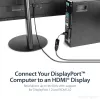 StarTech.com DP2HD4K60S adaptador de DisplayPort para HDMI, 4K 60Hz, 0,215 m, macho/fêmea