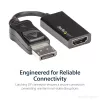 StarTech.com DP2HD4K60S adaptador de DisplayPort para HDMI, 4K 60Hz, 0,215 m, macho/fêmea