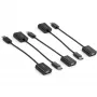 Pack de 5 adaptadores DisplayPort para VGA StarTech.com – Adaptador ativo DisplayPort 1.2 para VGA – Dongle conversor de vídeo digital DP para VGA analógico – Adaptador de monitor ficha DisplayPort para conector fêmea VGA