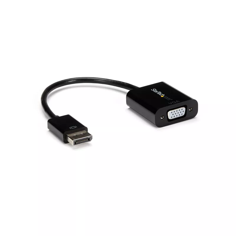 Pack de 5 adaptadores DisplayPort para VGA StarTech.com – Adaptador ativo DisplayPort 1.2 para VGA – Dongle conversor de vídeo digital DP para VGA analógico – Adaptador de monitor ficha DisplayPort para conector fêmea VGA