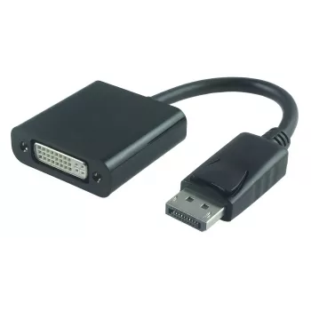 Adaptador de cabo de vídeo Microconnect DPDVI015 0,15 m DisplayPort DVI-I preto