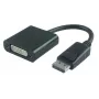 Adaptador de cabo de vídeo Microconnect DPDVI015 0,15 m DisplayPort DVI-I preto