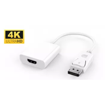 Adaptador de cabo de vídeo Microconnect DPHDMI3W 0,15 m DisplayPort HDMI branco