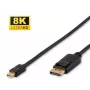 Cabo DisplayPort Microconnect DP-MMG-050MBV1.4 0,5 m Mini DisplayPort preto