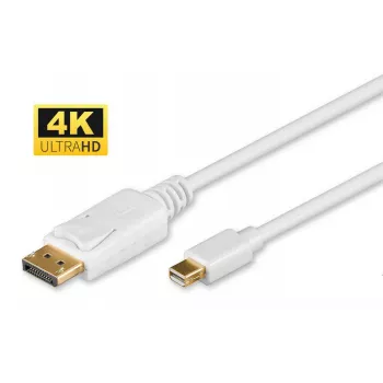 Cabo DisplayPort Microconnect DP-MMG-180M 2 m Mini DisplayPort branco