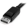 Cabo DisplayPort StarTech.com 1 m com montagem em painel – 4K x 2K – cabo de extensão DisplayPort 1.2 macho para fêmea – cabo de vídeo DP com conector DP de montagem em painel – cabo de monitor DP