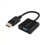 Adaptador de cabo de vídeo Microconnect DPVGA15CM 0,15 m DisplayPort VGA (D-Sub) preto