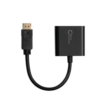 Adaptador de cabo de vídeo Microconnect DPVGA15CM 0,15 m DisplayPort VGA (D-Sub) preto
