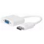 Adaptador de cabo de vídeo Microconnect DPVGA15CMW 0,15 m VGA (D-Sub) DisplayPort branco