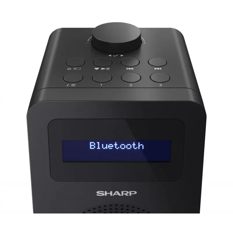 Rádio pessoal Sharp DR-430 sintonizador digital DAB DAB+ FM