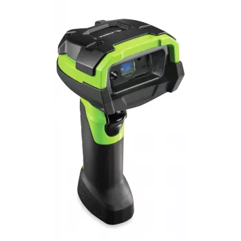 Leitor de códigos de barras de mão Zebra DS3608-SR 1D/2D LED preto, verde
