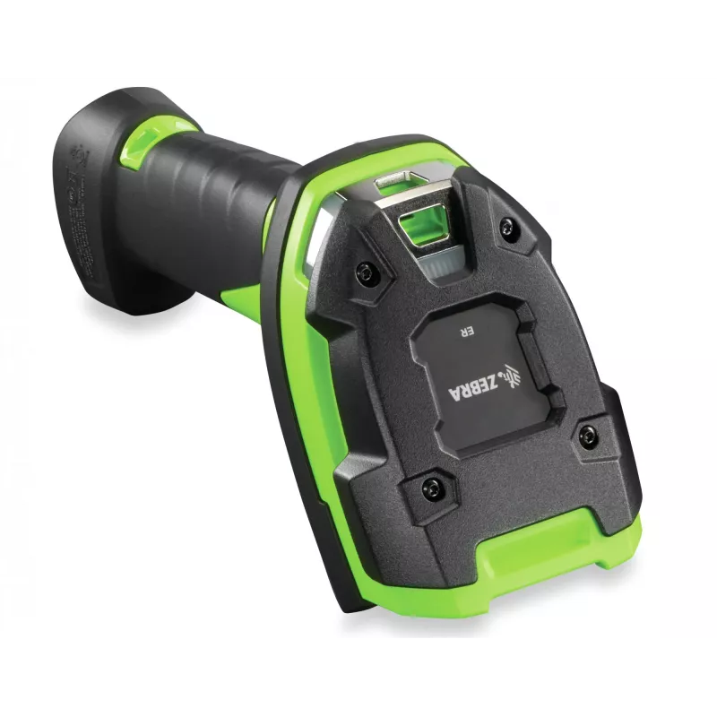 Leitor de códigos de barras de mão Zebra DS3608-SR 1D/2D LED preto, verde