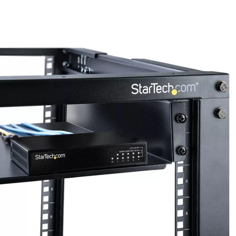 StarTech.com Switch 2.5G não gerido – Switch Gigabit de 5 portas – Switch Ethernet 2.5GBASE-T não gerido – Splitter Ethernet – Montagem em calha DIN ou parede – Multi-Gigabit – Auto-MDIX – 9K Jumbo