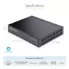 StarTech.com Switch 2.5G não gerido – Switch Gigabit de 5 portas – Switch Ethernet 2.5GBASE-T não gerido – Splitter Ethernet – Montagem em calha DIN ou parede – Multi-Gigabit – Auto-MDIX – 9K Jumbo