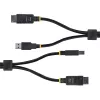 Cabo KVM DisplayPort e USB 5 Gbit/s StarTech.com 6ft (1,8 m), 4K 60 Hz, cabo combinado DP 1.2/USB 3.0 universalmente compatível para switches KVM