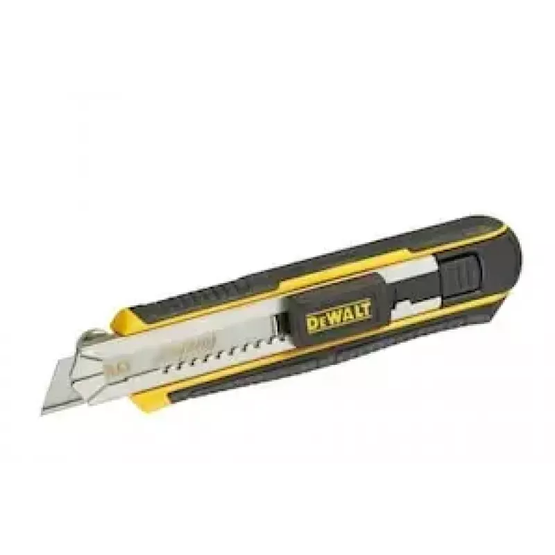 DeWALT DWHT0-10249 x-ato dobrável com lâmina destacável de 18 mm, aço inoxidável, preto/amarelo