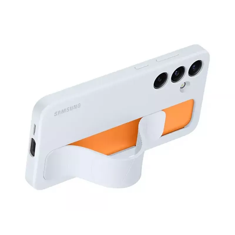 Capa Samsung Galaxy S24+ azul-claro monocromático suporte de mesa