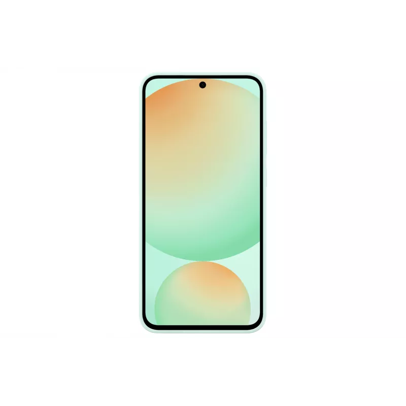 Capa de silicone Samsung Galaxy S24 FE cor menta