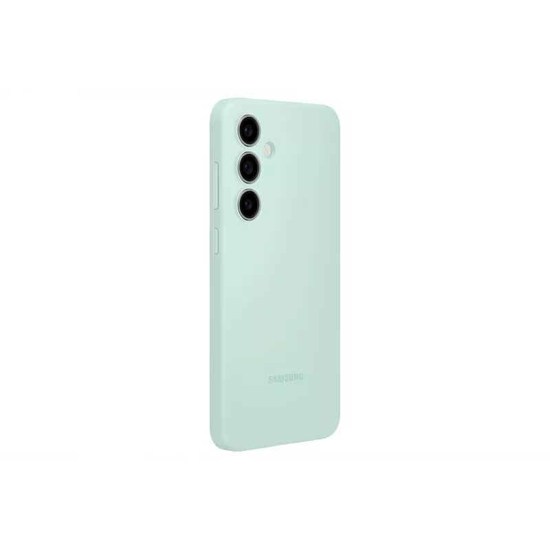 Capa de silicone Samsung Galaxy S24 FE cor menta