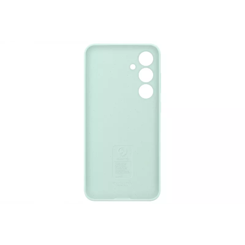 Capa de silicone Samsung Galaxy S24 FE cor menta