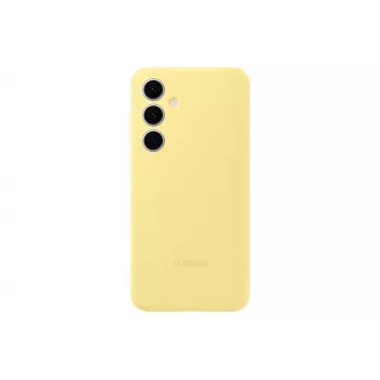 Capa Samsung Galaxy S24 FE silicone monocromático amarelo
