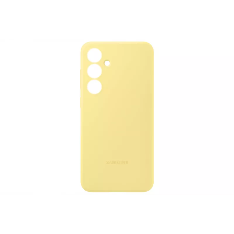 Capa Samsung Galaxy S24 FE silicone monocromático amarelo