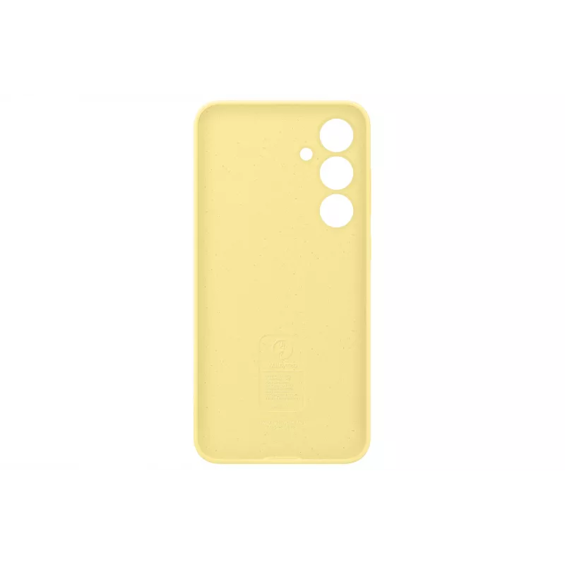 Capa Samsung Galaxy S24 FE silicone monocromático amarelo