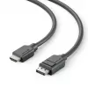 Cabo DisplayPort para HDMI ALOGIC EL2DPHD-02 2m transmissão de vídeo e áudio de alta qualidade